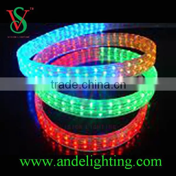 New flat or round led strip light holiday decoration