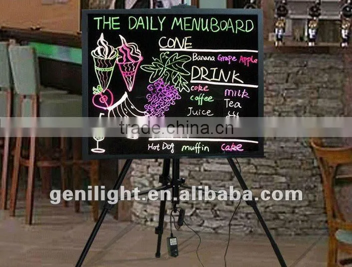 Standing LED Writing Bulletin Board 70*50cm