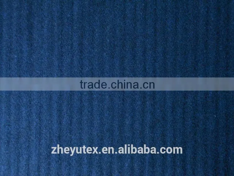 In stock flannel wool fabric with various colors