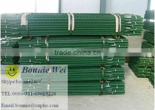 Hot dipped galvanized fence post