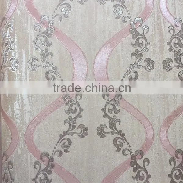 Fashion beautiful flower beauty Damask wallpaper for living room