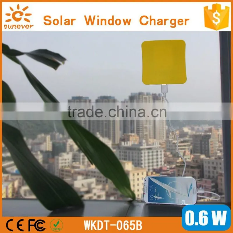 Factory OEM 1800mAH-5200mAH power bank waterproof window stickers solar charger