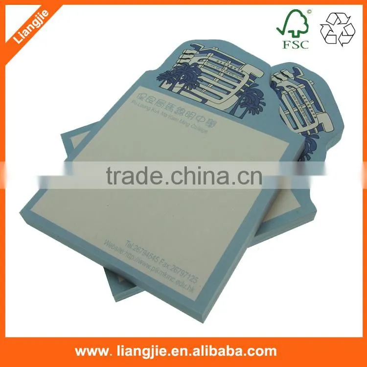 Die cut neon self adhesive paper cube,sticky note block