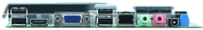 Intel POS mainboard Celeron 1037u fanless industrila motherboard for all in one pc 8*usb,2*com
