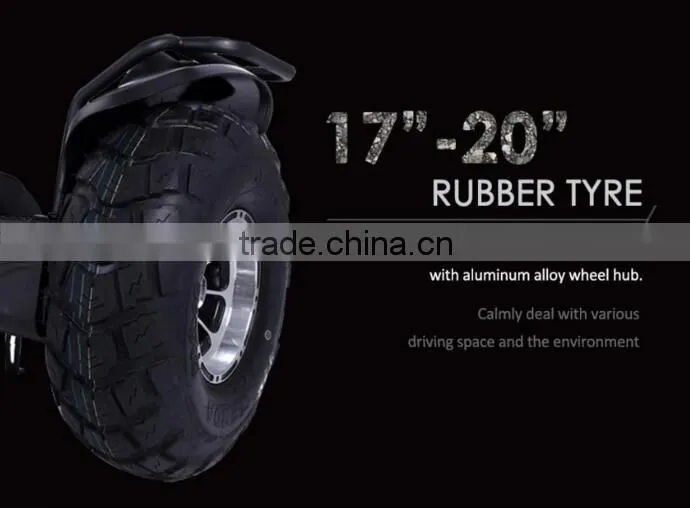 2016 New style 2 wheel standing self balancing off road electrical scooter