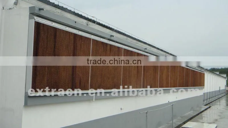 Poultry farm evaporative cooling system