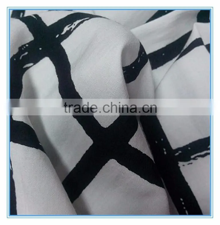 Custom Rayon or 100% Cotton print fabric