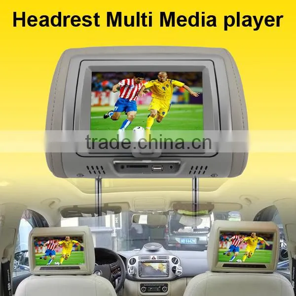 7" inch Headrest DVD Monitor Supporting DVD-R,SVCD,VCD,CD,CD-RW,MP3,MPEG4(DVIX)