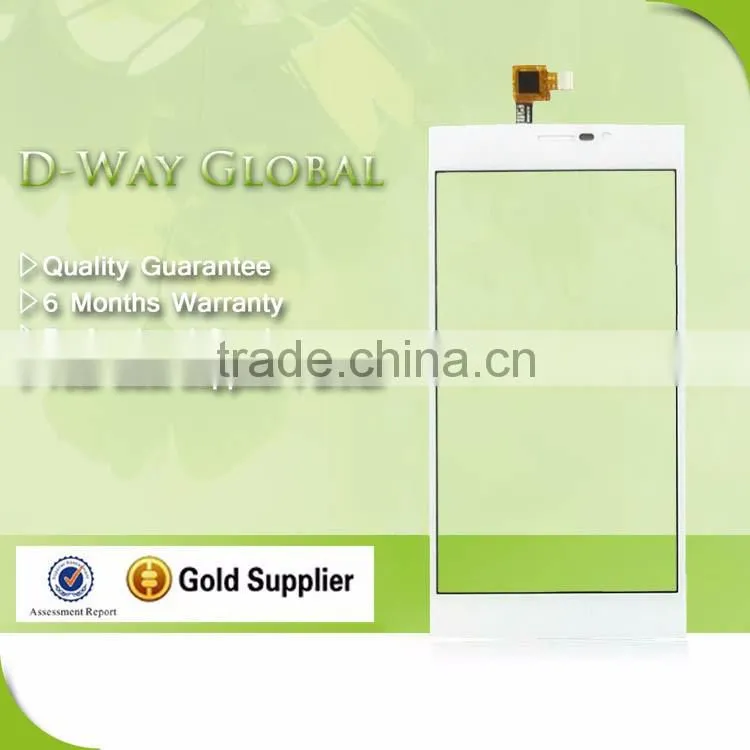 China supplier touch panel for wiko ridge fab 4g touch screen digitizer outer front glass with sensor