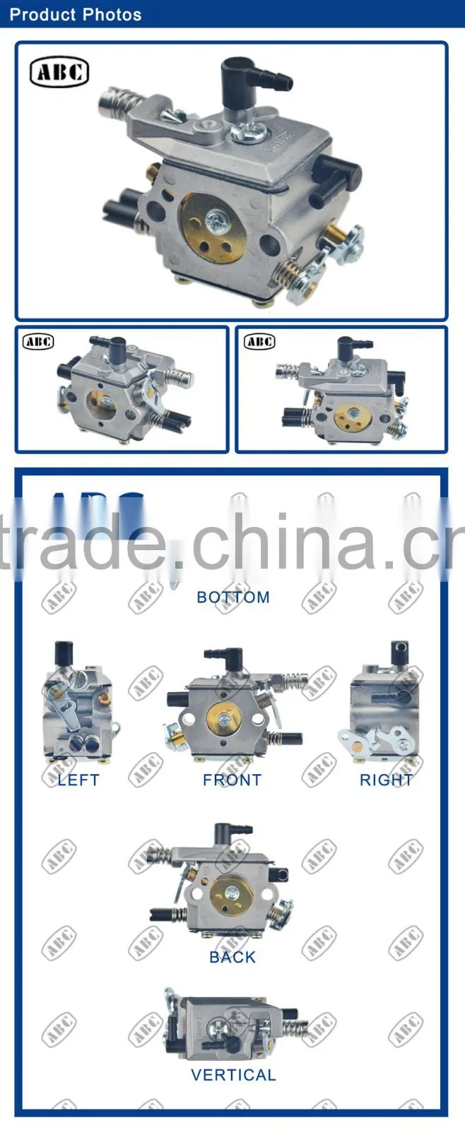 58cc carburetor, chainsaw carburetor, carburetor