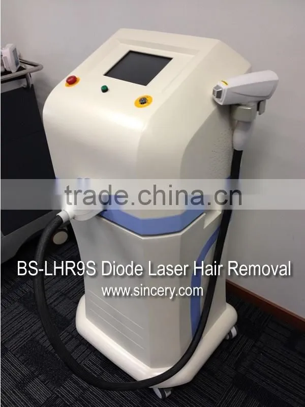 Portable diode laser hair removal machine / 808nm diode laser hair removal