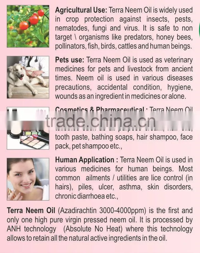 100 % Pure Neem Oil Cold Pressed