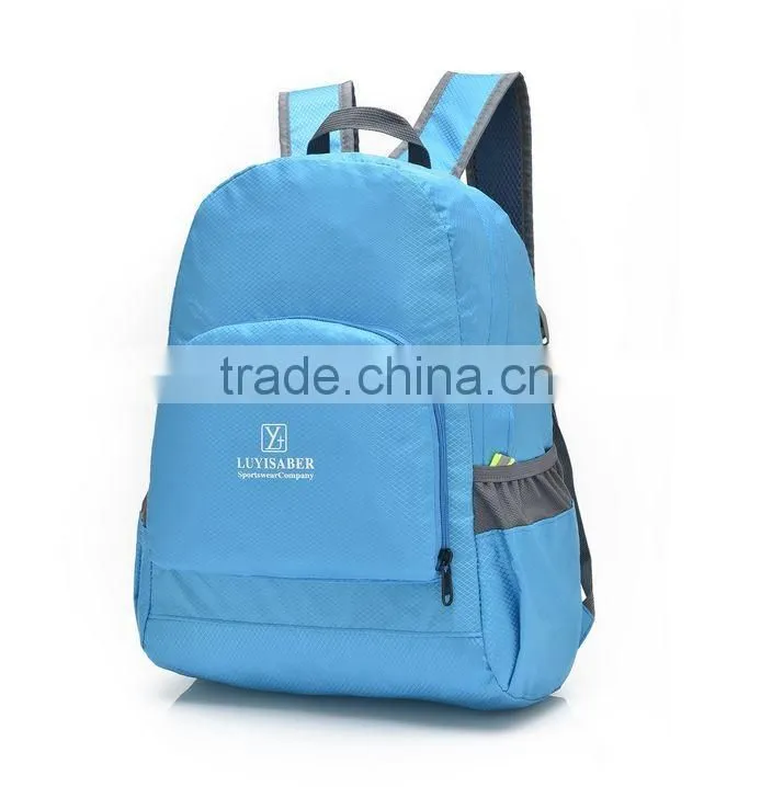 Alibaba express china Fashion High Quality Lightweight Folding Backpack Bag