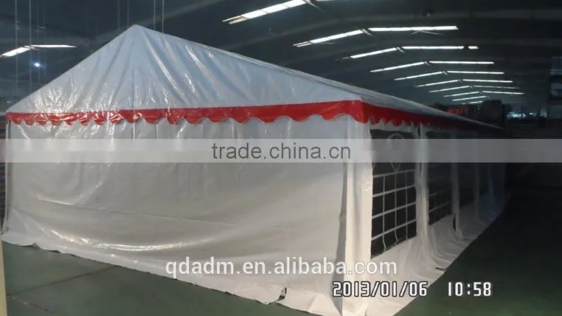 galvanized or powder coated PE PVC steel waterftoof folding tent high quality