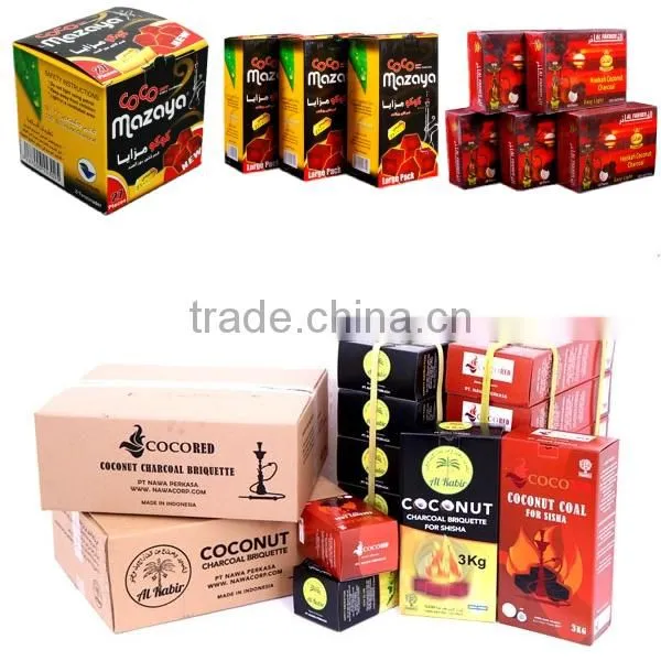 2.5*2.5*1.5cm cube hookah charcoal
