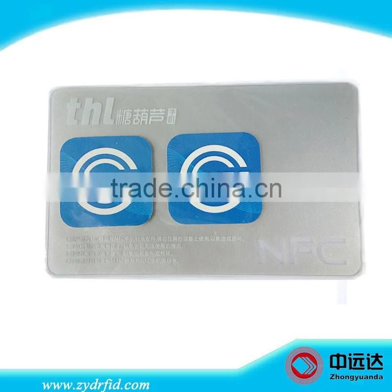 Custom HF 13.56MHz Passive RFID NFC sticker label tag