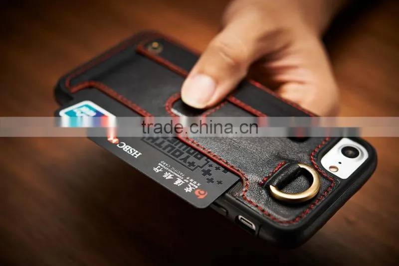 Wallet leather phone case magnetic leather case for iPhone