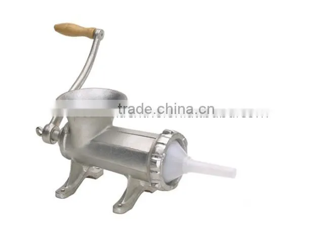 commercial /cast iron //electro-plated tin manual meat mincer no. 32