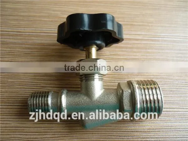 high quality brass air vent valve with double male thread