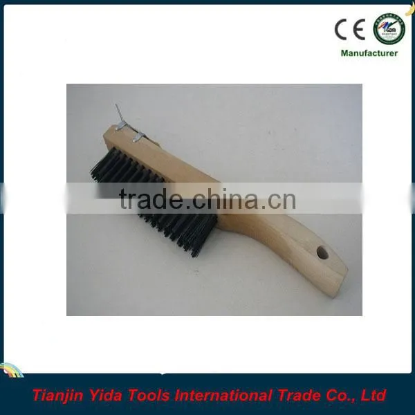 Shoe Wooden Handle Steel Wire Brush