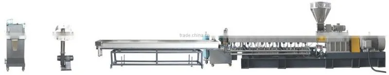 plastic +wood powder WPC composite granulation line