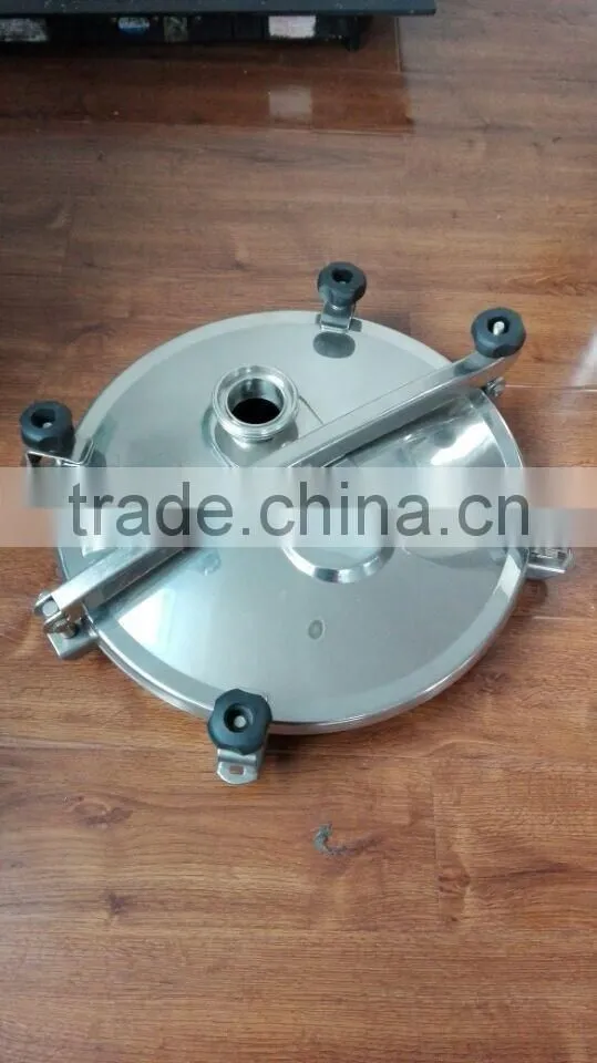 BLS stainless steel 500mm stainless steel round manhole cover for tank