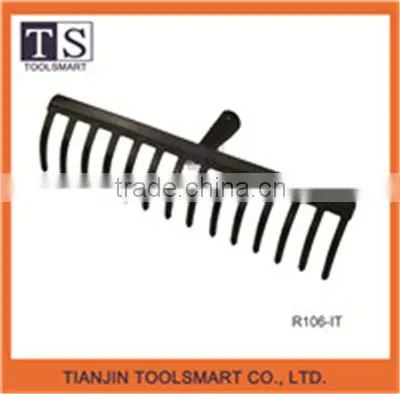 garden hand hay rake with long handle garden rake leaf rake