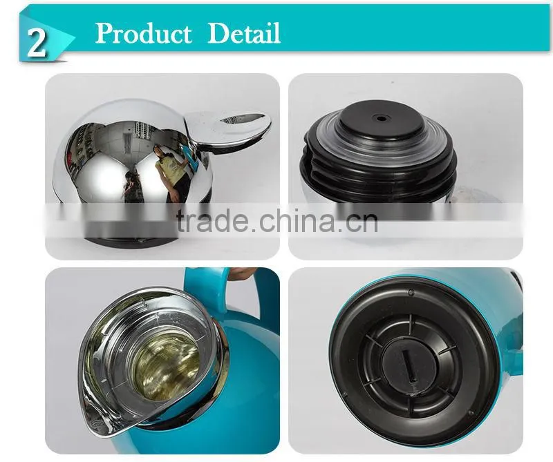 New design glass liner vacuum coffee jug,water flask drinking water pot(JGCD-C)