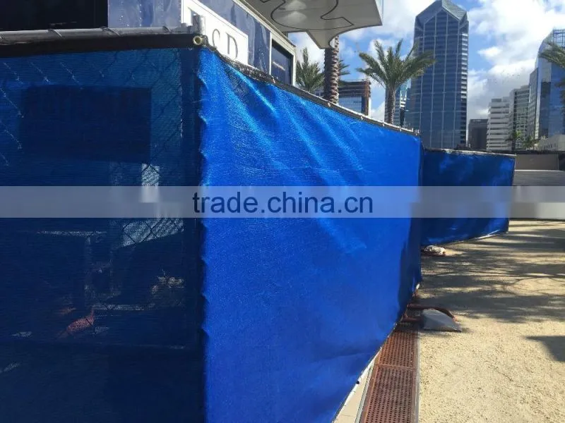 Aluminum shade net,sliver heat control carport shading net,sun cover woven knitted shade mesh cloth
