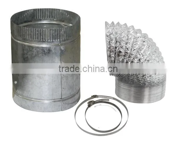 200mm 2680RPM Duct Booster Fan Hydroponic Ventilator Blowers