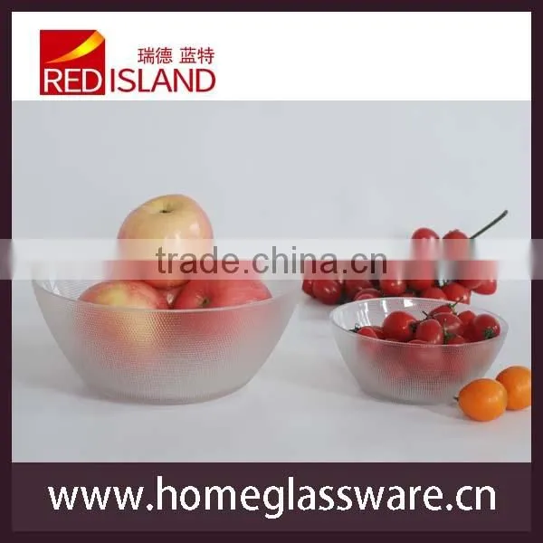 WholesaleVPromotion of glass Fresh Fruit Salad bowl