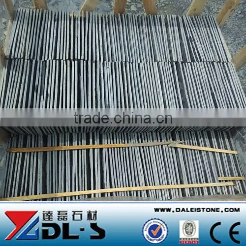 Black Slate Mushroom Stone natural surface Wall Cladding floor covering,Natural decorative stone low price