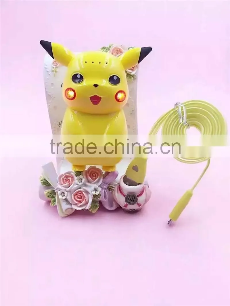 2016 Hot Sale Cute Protable 10000mAh Pokeball Pokemon Pikachu Power Bank creative 10000mah power bank