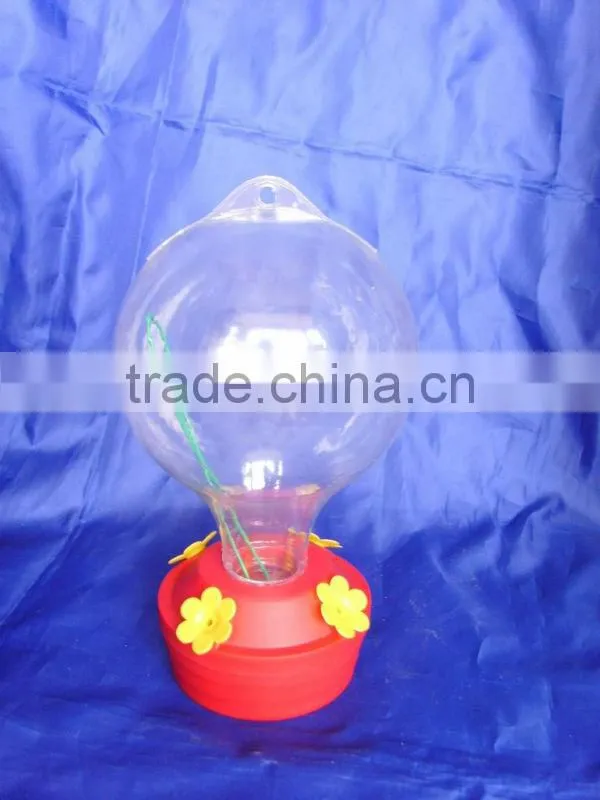 plastic humming bird feeder
