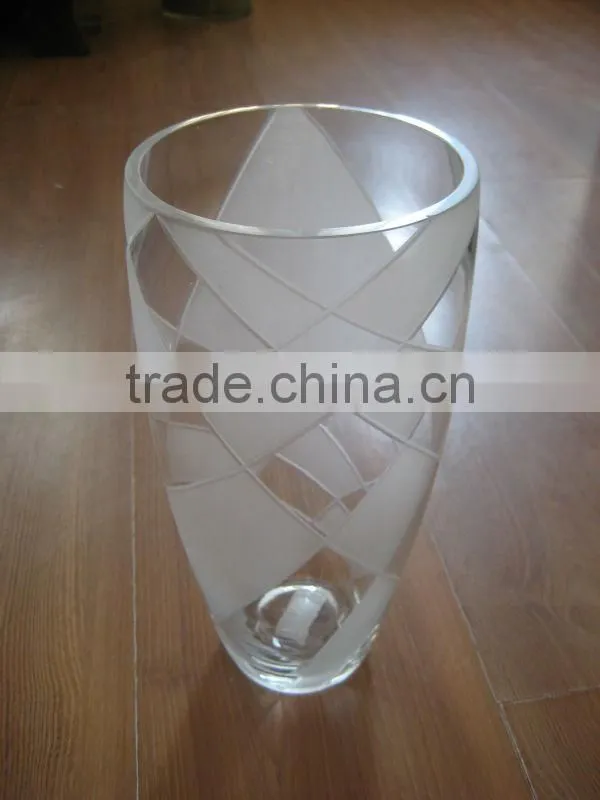 Wholesale different goblet glass vase