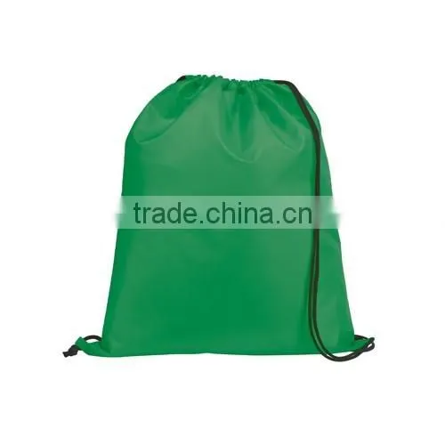 cheap promotion 210D polyester drawstring backpack bag