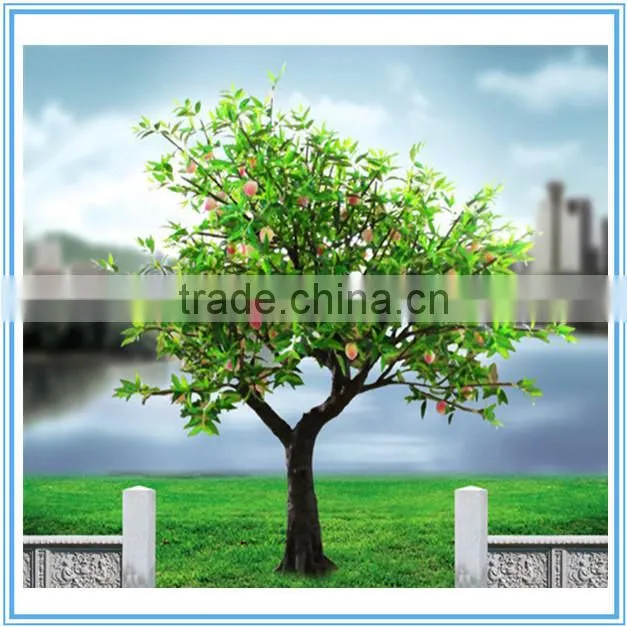 Artificial peach tree with lights