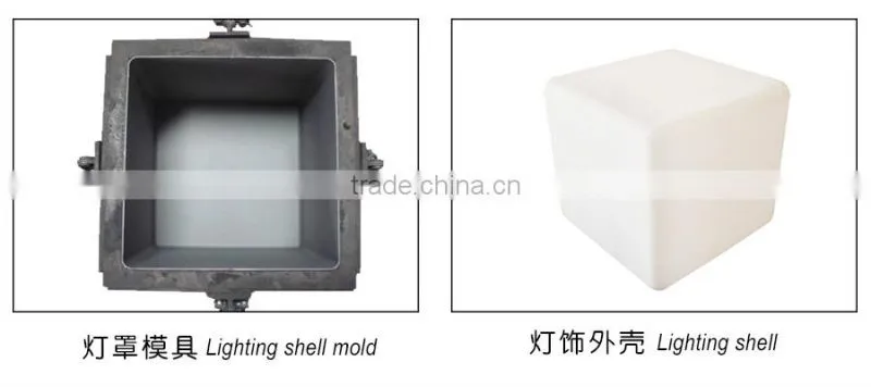 PE plastic Rotomold For Floating Pontoon box different size high quality make in China