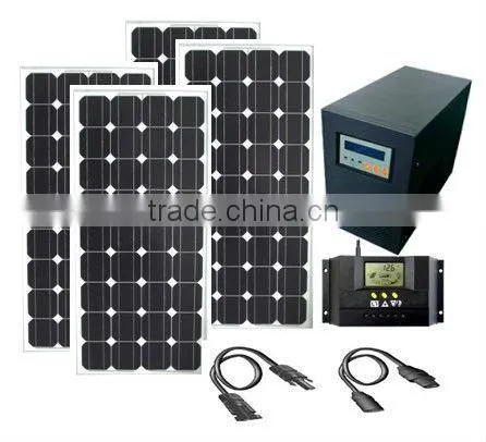 2000w complete home solar power system for small homes working
