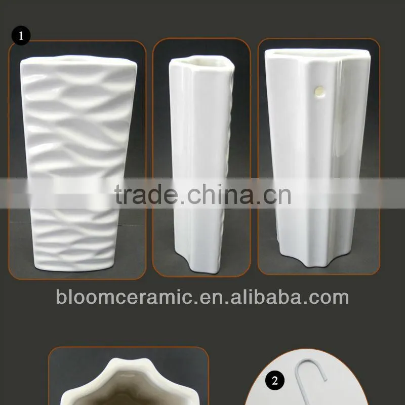 White fashion ceramic hot water container