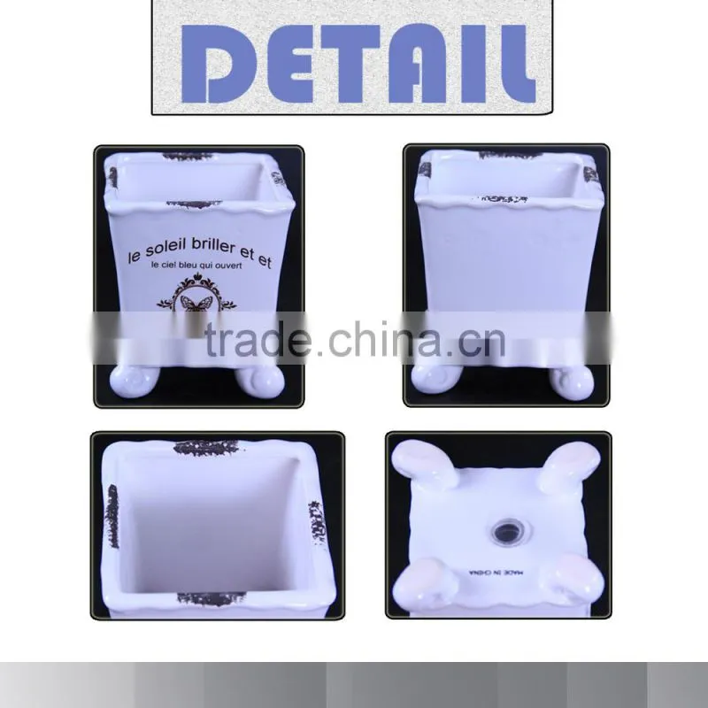 BLOOM FL0786 Hot sale ceramic flower pot for wholesale
