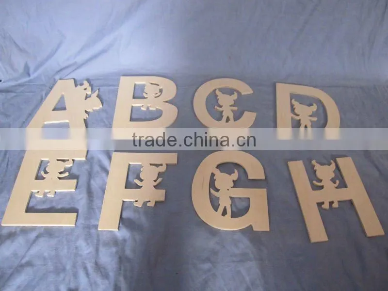 Prety Decorative Wooden alphabet Letters For Crafts