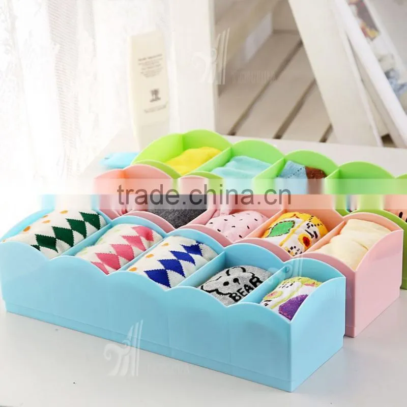 Colorful Storage Box Household Products Socks Plastic Storage Box