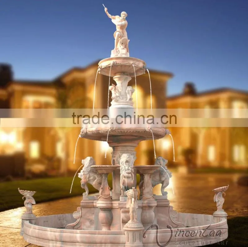 contemporary outdoor sculpture stone carving marble outdoor water fountain