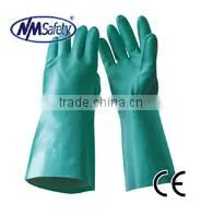 NMSAFETY chemical gauntlet nitrile gloves long 18''