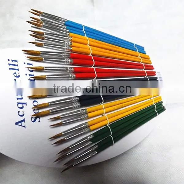 127-JDSJ 24pcs color artist brush set
