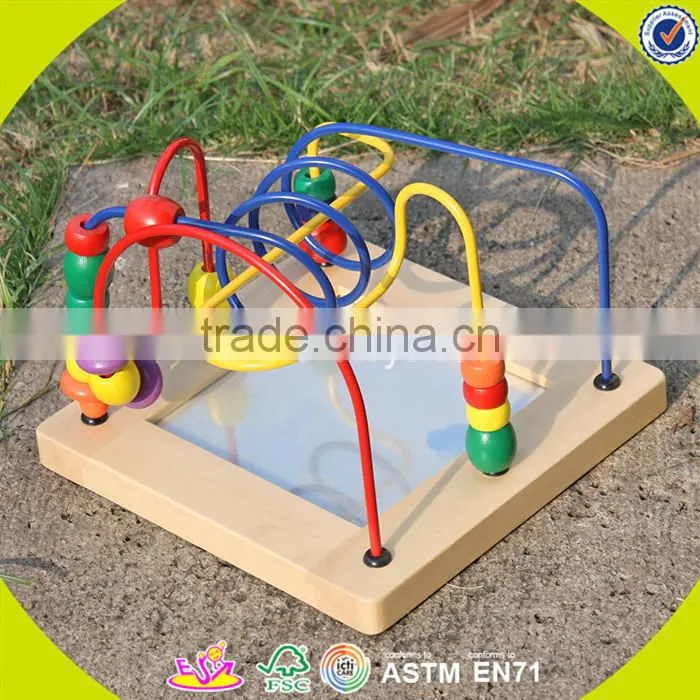wholesale colorful wire bead pull toy delicate design wire bead pull toy W11B018