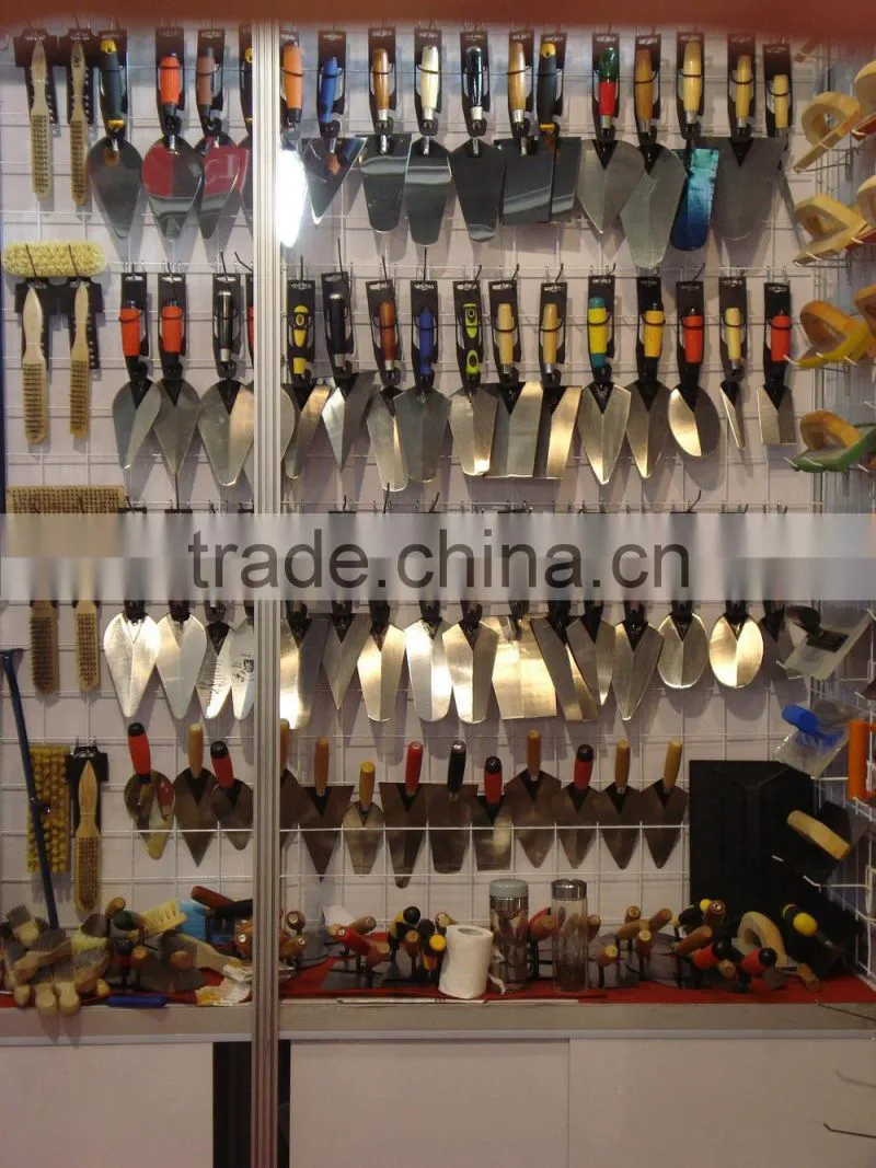 construction tools bricklaying trowel with wooden handle brick trowel