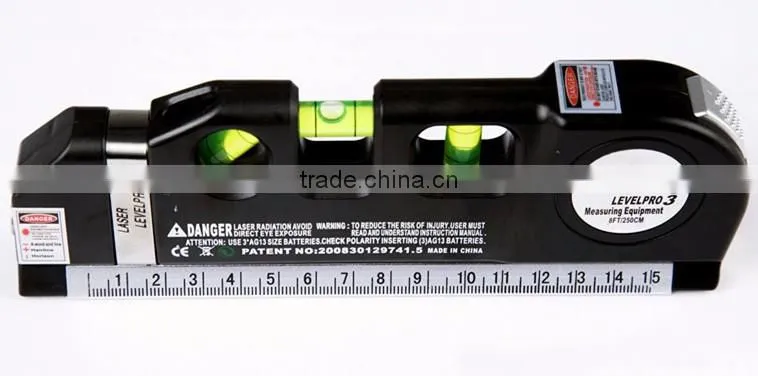 4 in 1 New Multi-Functional Measuring Tools Spirit Level Measure Tape Ruler Laser Detector