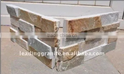 YELLOW WOOD VEIN slate corner panel